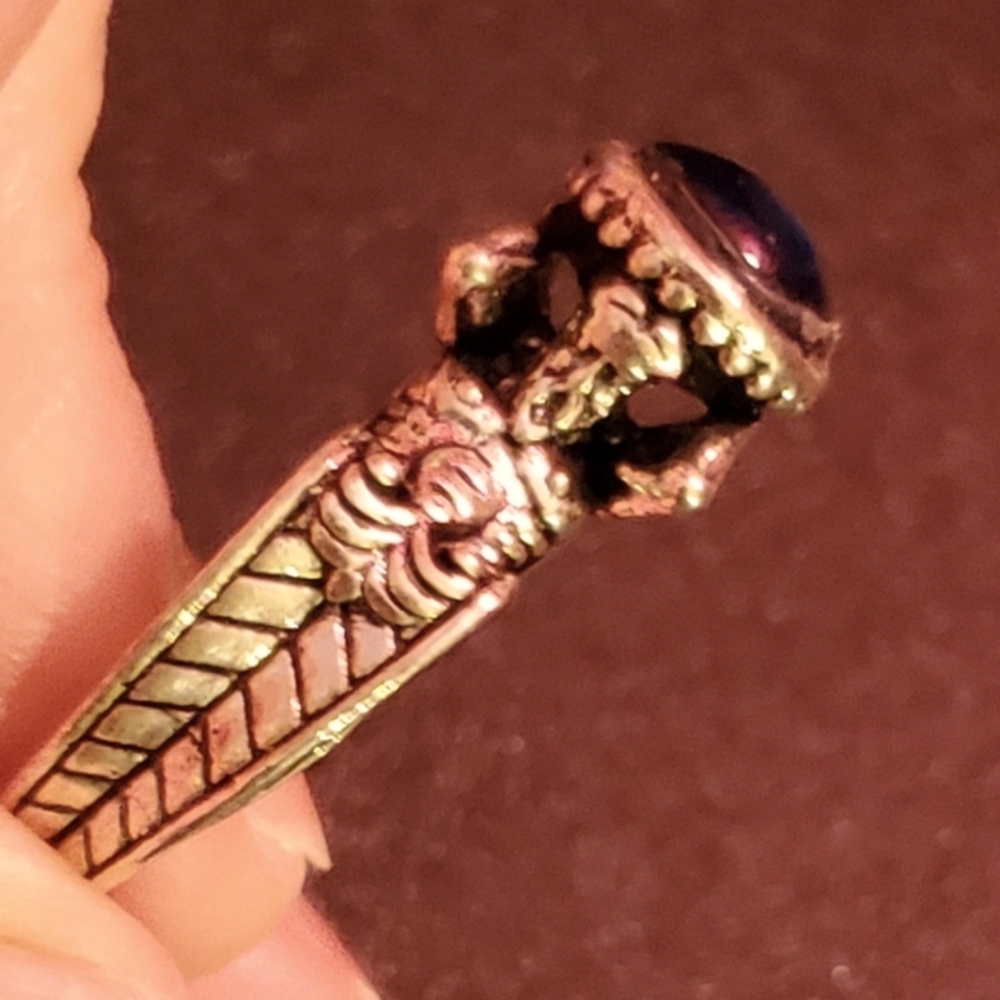 "Evil Eye" Unisex God and Goddess ring size 8 - Picture 3 of 7